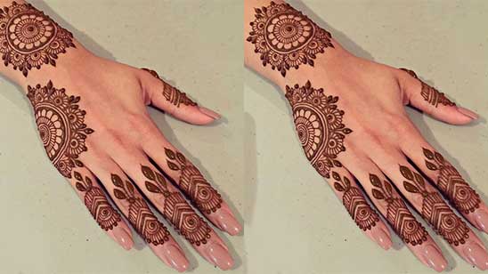 Simple Full Hand Mehndi Design