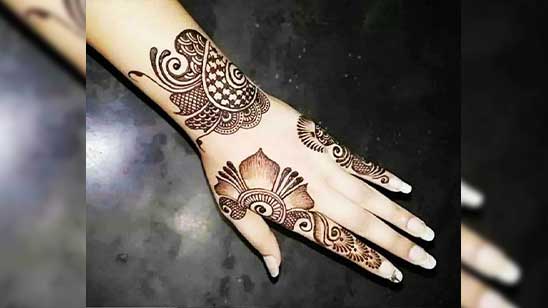 Simple Mehndi Designs for Fingers Only