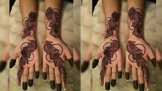 Easy Mehendi designs for fingers by Mehndi Design
