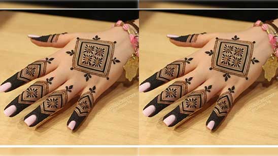 Simple Mehndi Designs for One Finger