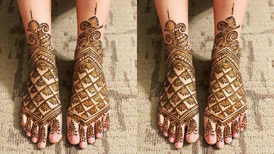 30 mehndi designs for legs awesome collection - Wedandbeyond