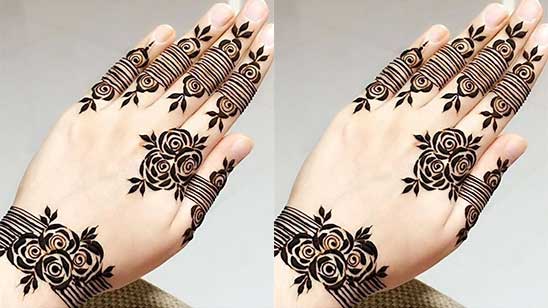 Stylish Arabic Mehndi Design