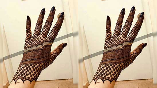 Stylish Back Hand Mehndi Designs
