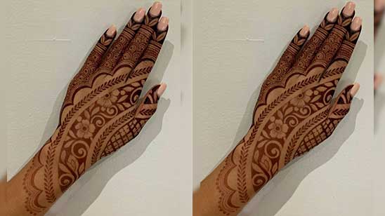 Stylish Back Hand Mehndi Designs