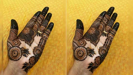 Simple mehndi design for Wedding||Stylish Front Hand mehndi||Fullhand mehndi  Designs | मेहंदी डिजाइन - YouTube