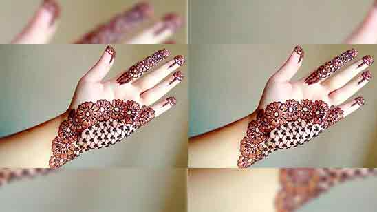 Very Simple Mehndi Designs for Front Hands