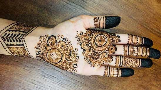 Arabic Mehndi Designs for Front Hands Images