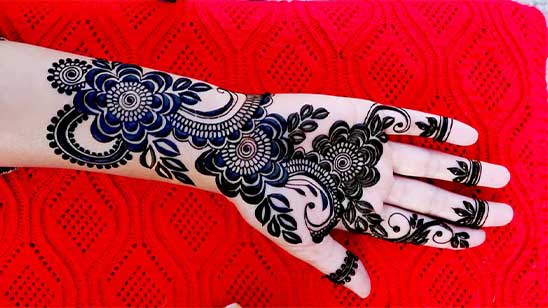 Mehndi Designs 2022 New Style Simple Easy Front Hand