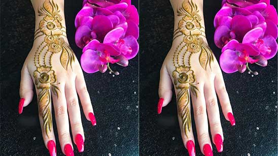 Arabic Mehndi Designs Full Hand Back Side