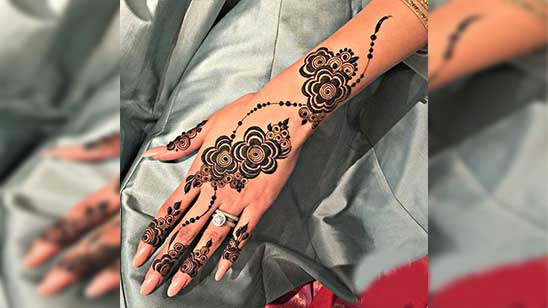 Arabic Mehndi Designs for Back Side of Hand