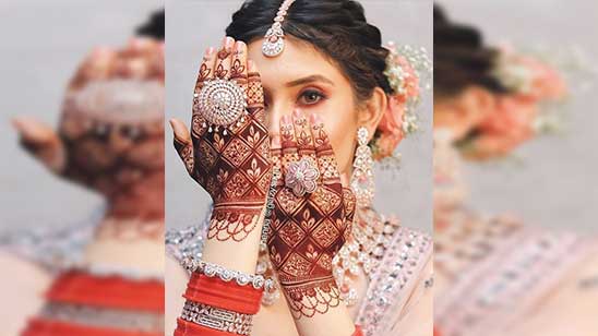 Back Hand Wedding Bridal Mehndi Design