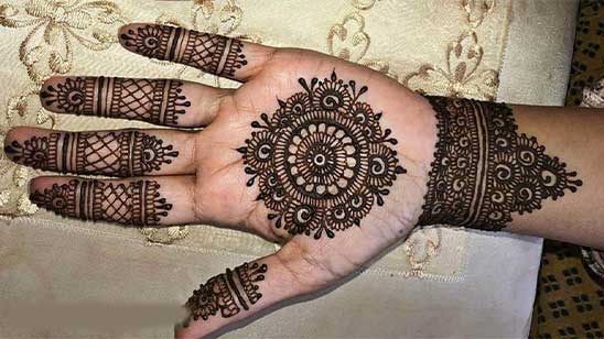 Beautiful and Easy Mehndi Designs for Front Hand