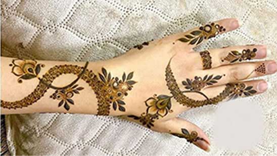 Bridal Mehndi Back Hand