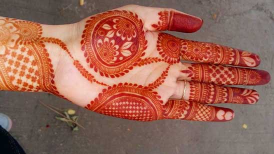 Easy Mehndi Designs for Beginners Step by Step for Front Hand
