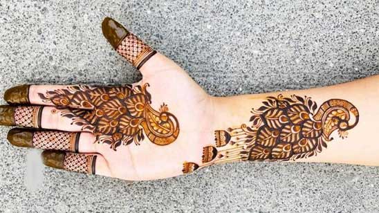 Easy Simple Mehndi Designs for Front Hands