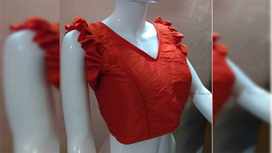 Frill Hand Designs Blouse