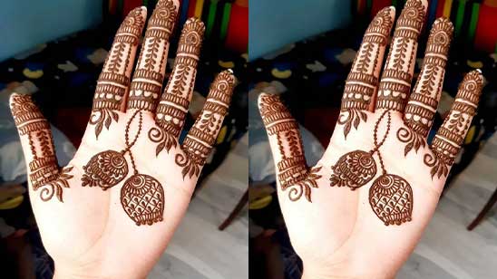 Front Hand Easy Mehndi Designs for Beginners