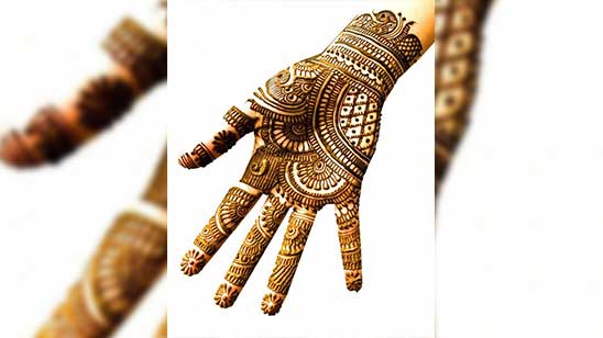 Front Hand Mehndi Design Easy and Beautiful