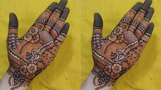 Front Hand Simple Mehndi Designs for Beginners