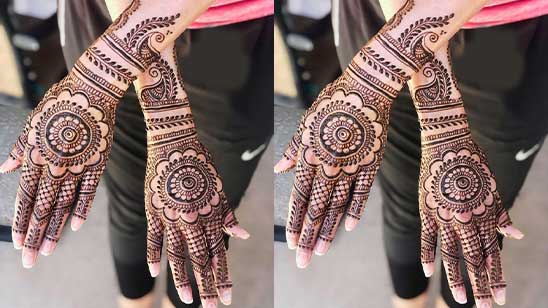 Full Hand Mehndi Design