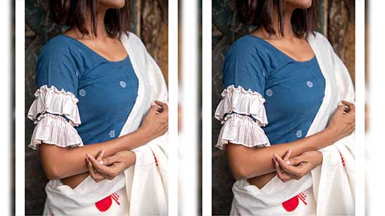 Hand Frill Blouse