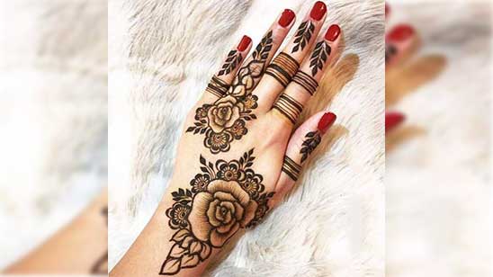 Mehandi Design Arabic Back Hand