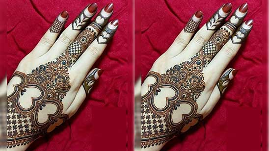 Mehandi Design Arabic Back Hand
