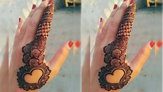 Mehndi Design Arabic Back Hand