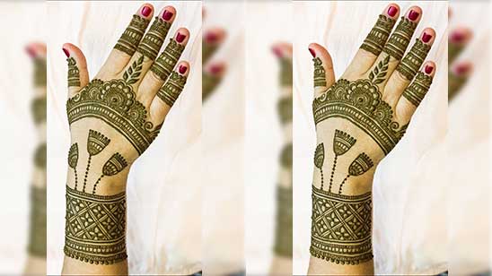 Mehndi Design Back Hand Arabic