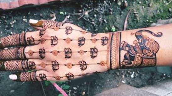 Mehndi Design Back Hand Stylish