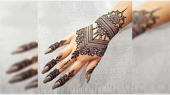 Mehndi Design Bridal Back Hand