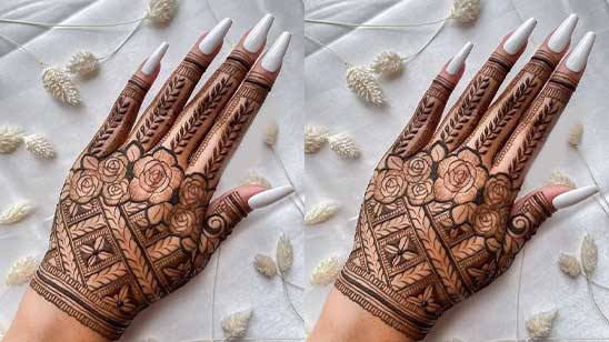 Mehndi Design Stylish Back Hand