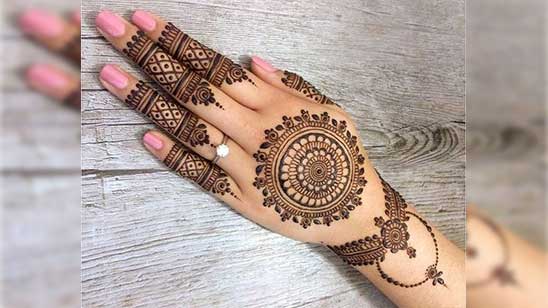 Mehndi Designs 2022 New Style Simple Back Hand Fingers