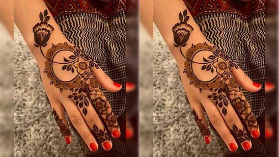 Mehndi Designs 2022 New Style Simple Back Hand Images