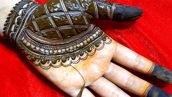 Mehndi Designs 2022 New Style Simple Front Hand