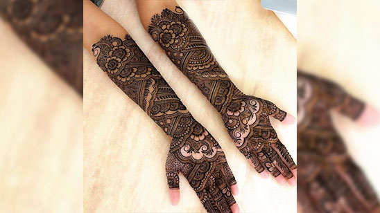 Mehndi Designs 2022 New Style Simple Front Hand Full Hand