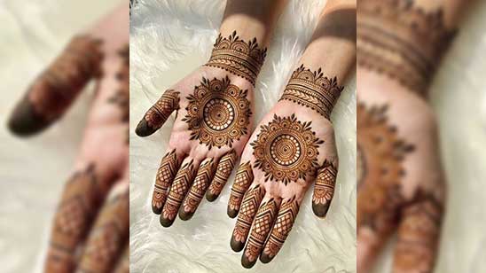 Mehndi Designs 2022 New Style Simple Front Hand Images