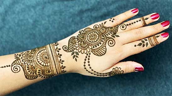 Mehndi Designs Full Hand Front and Back