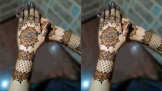 Mehndi Designs Full Hand Front and Back