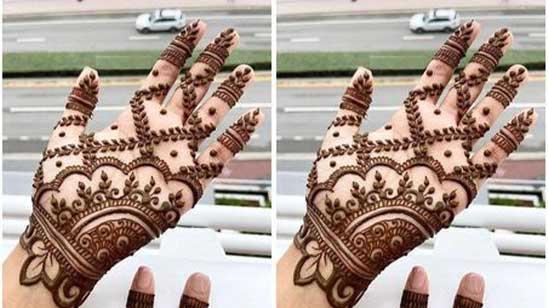 Mehndi Designs for Beginners Front Hand