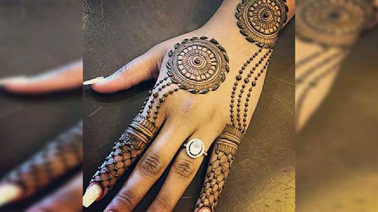 New Stylish Mehndi Designs for Back Hand