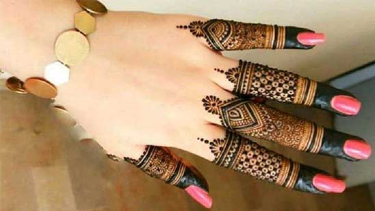 New Stylish Mehndi Designs for Back Hand
