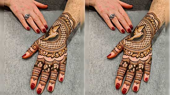 Simple Back Hand Mehndi Design BridalSimple Back Hand Mehndi Design Bridal