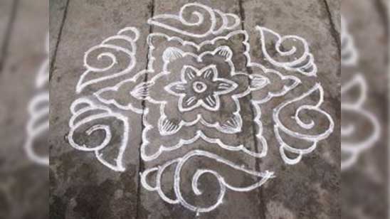 Simple Rangoli Designs With Dots