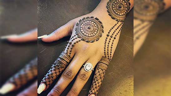 Stylish Mehndi Designs for Back Hand