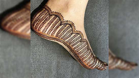 Arabic Mehndi Designs for Legs