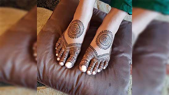 Bridal Alta Design on Feet