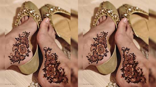 Bridal Henna Feet