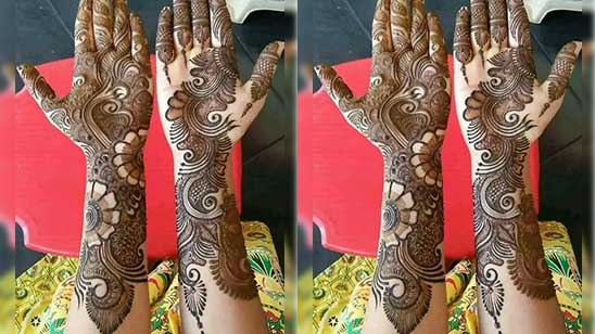 Bridal Mehndi Designs for Full Hands