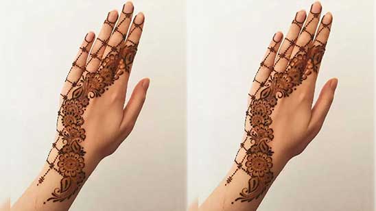 Dubai Mehndi Designs for Hands